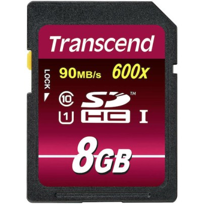 Transcend Ultimate 600x SDHC 8GB U1 UHS-I
