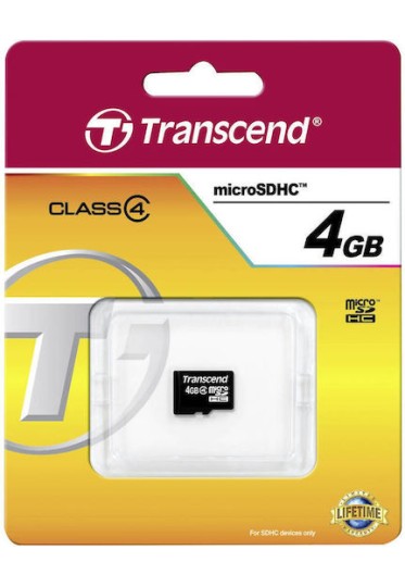 Transcend microSDHC 4GB Class 4