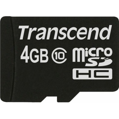 Transcend Premium microSDHC 4GB UHS-I 45MB/s με αντάπτορα