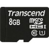 Transcend Premium 400x microSDHC 8GB U1 UHS-I με αντάπτορα