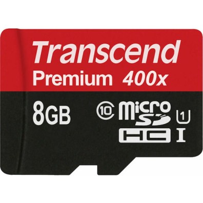 Transcend microSDHC 8GB U1 UHS-I