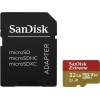 Sandisk Extreme Action microSDHC 32GB U3 V30 A1 UHS-I 100MB/s με αντάπτορα