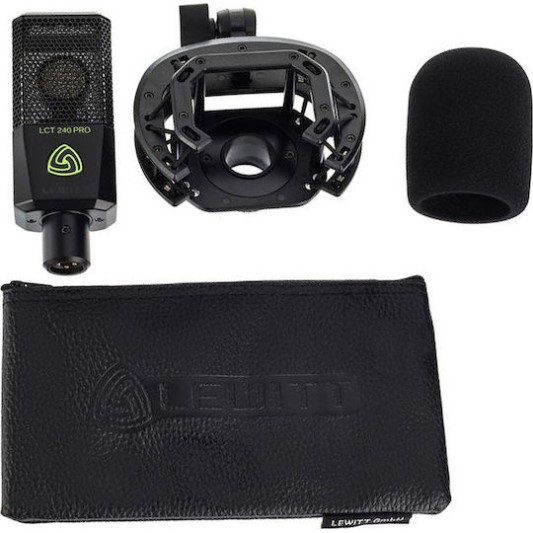 Lewitt LCT 240 Pro Bundle Σετ Πυκνωτικό Μικρόφωνο Shock Mounted για Φωνητικά