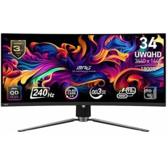 MSI MPG 341CQPX Ultrawide QD-OLED HDR Curved Monitor 34