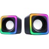 Defender Solar 7 Ηχεία Υπολογιστή 2.0 με RGB Φωτισμό και Ισχύ 6W Μαύρα