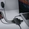 Aukey Unity C71 USB-C Docking Station με HDMI 4K PD Ethernet Μαύρο