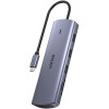 Unitek D1113A USB-C Docking Station με HDMI 4K PD Ethernet Γκρι