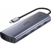 Unitek D1113A USB-C Docking Station με HDMI 4K PD Ethernet Γκρι
