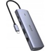 Unitek D1113A USB-C Docking Station με HDMI 4K PD Ethernet Γκρι