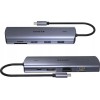 Unitek D1113A USB-C Docking Station με HDMI 4K PD Ethernet Γκρι