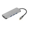 iBox Dock / USB-A Docking Station με 4K PD Ethernet Γκρι