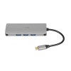 iBox Dock / USB-A Docking Station με 4K PD Ethernet Γκρι
