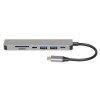 iBox Dock / USB-A Docking Station με 4K PD Ethernet Γκρι