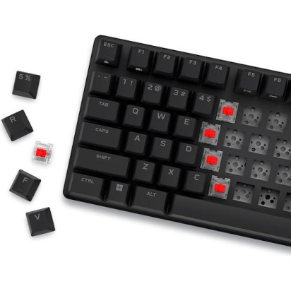 Dell Alienware Pro Ασύρματο Gaming Μηχανικό Πληκτρολόγιο 75% με Custom διακόπτες και RGB φωτισμό (Αγγλικό US) Dark Side of the Moon