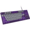 Fury Kanabo K2 Gaming Μηχανικό Πληκτρολόγιο με Φωτιζόμενα πλήκτρα (Αγγλικό US) Grey/Violet
