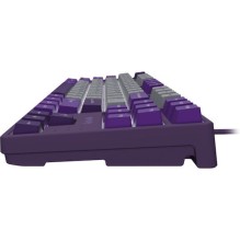 Fury Kanabo K2 Gaming Μηχανικό Πληκτρολόγιο με Φωτιζόμενα πλήκτρα (Αγγλικό US) Grey/Violet