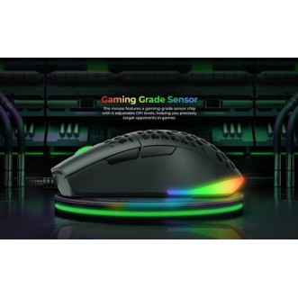 Havit MS1036 RGB Gaming Ποντίκι 7200 DPI Μαύρο