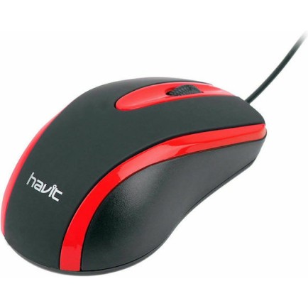 Havit MS753 Ενσύρματο Ποντίκι Κόκκινο