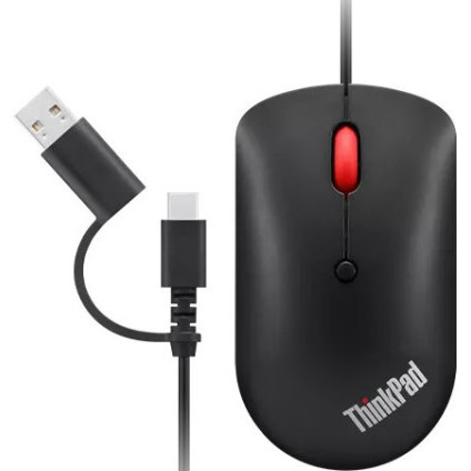 Lenovo ThinkPad USB-C Ενσύρματο Ποντίκι Μαύρο