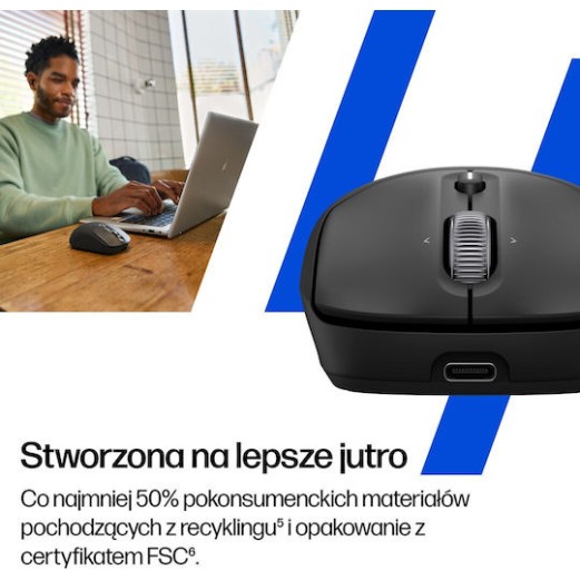 HP 700 Ασύρματο Bluetooth Vertical Ποντίκι Μαύρο