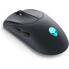 Dell Alienware Tri Mode AW720M Ασύρματο RGB Gaming Ποντίκι 26000 DPI Lunar Light