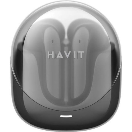 Havit TW974 Earbud Bluetooth Handsfree Ακουστικά με Αντοχή στον Ιδρώτα και Θήκη Φόρτισης Μαύρα