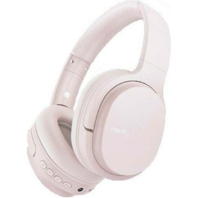 Havit I62 Ασύρματα / Ενσύρματα Over Ear Ακουστικά με 8 ώρες Λειτουργίας Ροζ