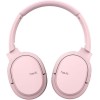 Havit I62 Ασύρματα / Ενσύρματα Over Ear Ακουστικά με 8 ώρες Λειτουργίας Ροζ