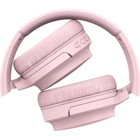 Havit I62 Ασύρματα / Ενσύρματα Over Ear Ακουστικά με 8 ώρες Λειτουργίας Ροζ