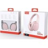 Havit I62 Ασύρματα / Ενσύρματα Over Ear Ακουστικά με 8 ώρες Λειτουργίας Ροζ