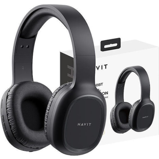 Havit H2590BT Pro Ασύρματα / Ενσύρματα Over Ear Ακουστικά με Ραδιόφωνο Μαύρα