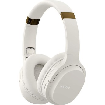 Havit I62 Ασύρματα Bluetooth Over Ear Ακουστικά με Ραδιόφωνο με 8 ώρες Λειτουργίας Χρυσά