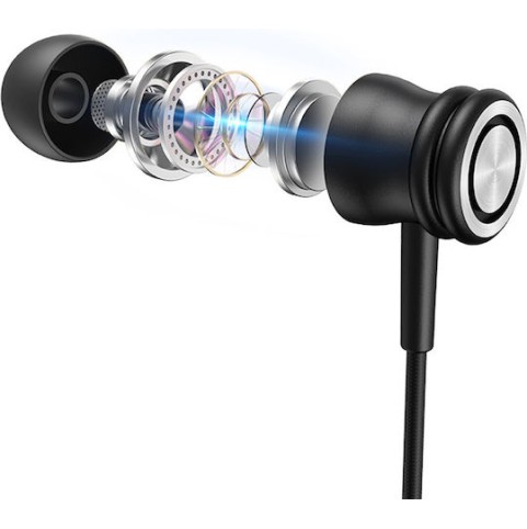Havit E303P In-ear Handsfree με Βύσμα 3.5mm Ροζ
