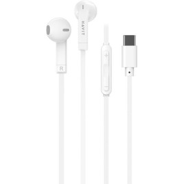 Havit E336c In-ear Handsfree Ακουστικά με Βύσμα 3.5mm Λευκό