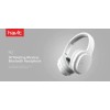 Havit I62 Ασύρματα / Ενσύρματα Over Ear Ακουστικά με 8 ώρες Λειτουργίας Λευκά