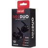 Maxell Mini Duo In-ear Bluetooth Handsfree Ακουστικά με Θήκη Φόρτισης Μαύρα