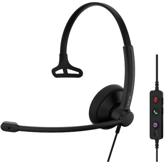 Epos Impact On Ear Multimedia Ακουστικά με μικρόφωνο και σύνδεση USB-A / USB-C