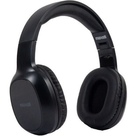 Maxell Spectrum Ασύρματα / Ενσύρματα On Ear Ακουστικά με 20 ώρες Λειτουργίας Μαύρα