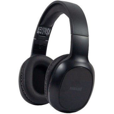 Maxell Spectrum Ασύρματα / Ενσύρματα On Ear Ακουστικά με 20 ώρες Λειτουργίας Μαύρα