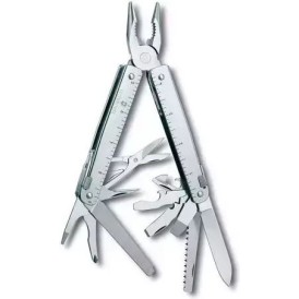 Victorinox Swisstool X Πολυεργαλείο με Μηχανισμό Κλειδώματος Πολύχρωμο σε Δερμάτινη Θήκη