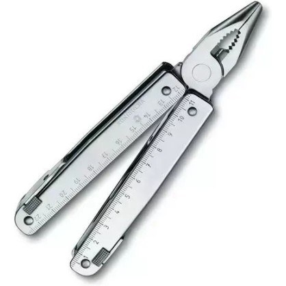 Victorinox Swisstool X Πολυεργαλείο με Μηχανισμό Κλειδώματος Πολύχρωμο σε Δερμάτινη Θήκη