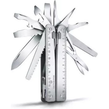 Victorinox Swisstool X Πολυεργαλείο με Μηχανισμό Κλειδώματος Πολύχρωμο σε Δερμάτινη Θήκη