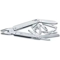Victorinox Swisstool X Πολυεργαλείο με Μηχανισμό Κλειδώματος Πολύχρωμο σε Δερμάτινη Θήκη