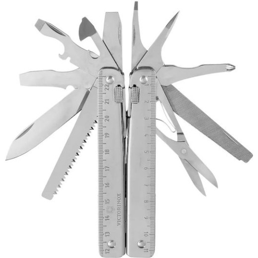 Victorinox Swisstool X Πολυεργαλείο με Μηχανισμό Κλειδώματος Πολύχρωμο σε Δερμάτινη Θήκη