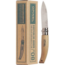 Opinel Νο.08 Garden Σουγιάς Καφέ σε Θήκη
