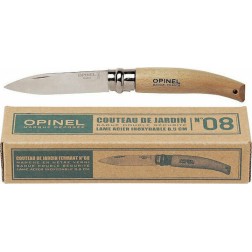 Opinel Νο.08 Garden Σουγιάς Καφέ σε Θήκη