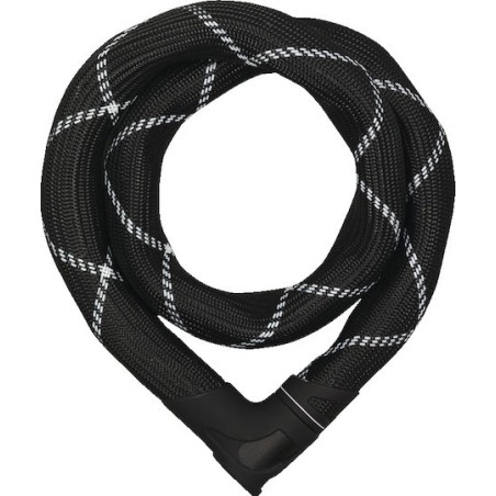 Abus Iven Steel-O-Chain 8210/140 Κλειδαριά Ποδηλάτου Κουλούρα με Κλειδί Μαύρη