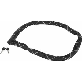 Abus Iven Steel-O-Chain 8210/140 Κλειδαριά Ποδηλάτου Κουλούρα με Κλειδί Μαύρη