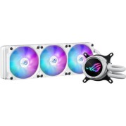 Asus ROG Strix LC III 360 (v1) Υδρόψυξη Επεξεργαστή Τριπλού Ανεμιστήρα 120mm για Socket AM4/AM5/1700/1200 με ARGB Φωτισμό Λευκή