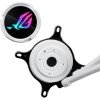 Asus ROG Strix LC III 360 (v1) Υδρόψυξη Επεξεργαστή Τριπλού Ανεμιστήρα 120mm για Socket AM4/AM5/1700/1200 με ARGB Φωτισμό Λευκή